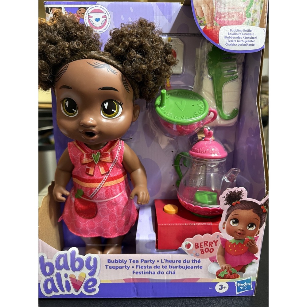 Baby Alive 13.5" Bubbly Tea Party Berry Boo